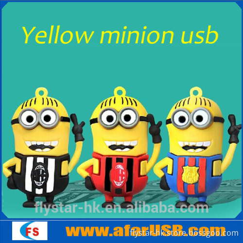 wholesale cartoon style minions usb memoria